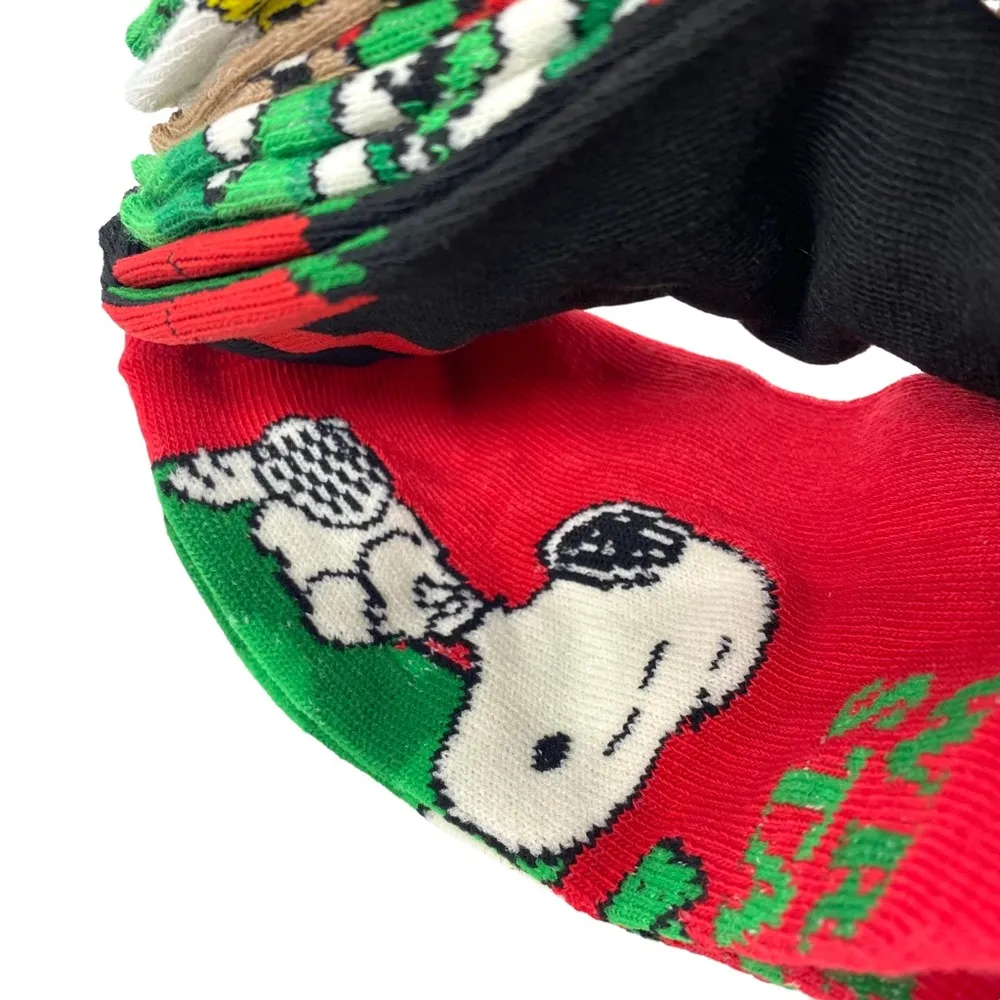 Peanuts Snoopy No Show Socks 6 Pairs - Image 6