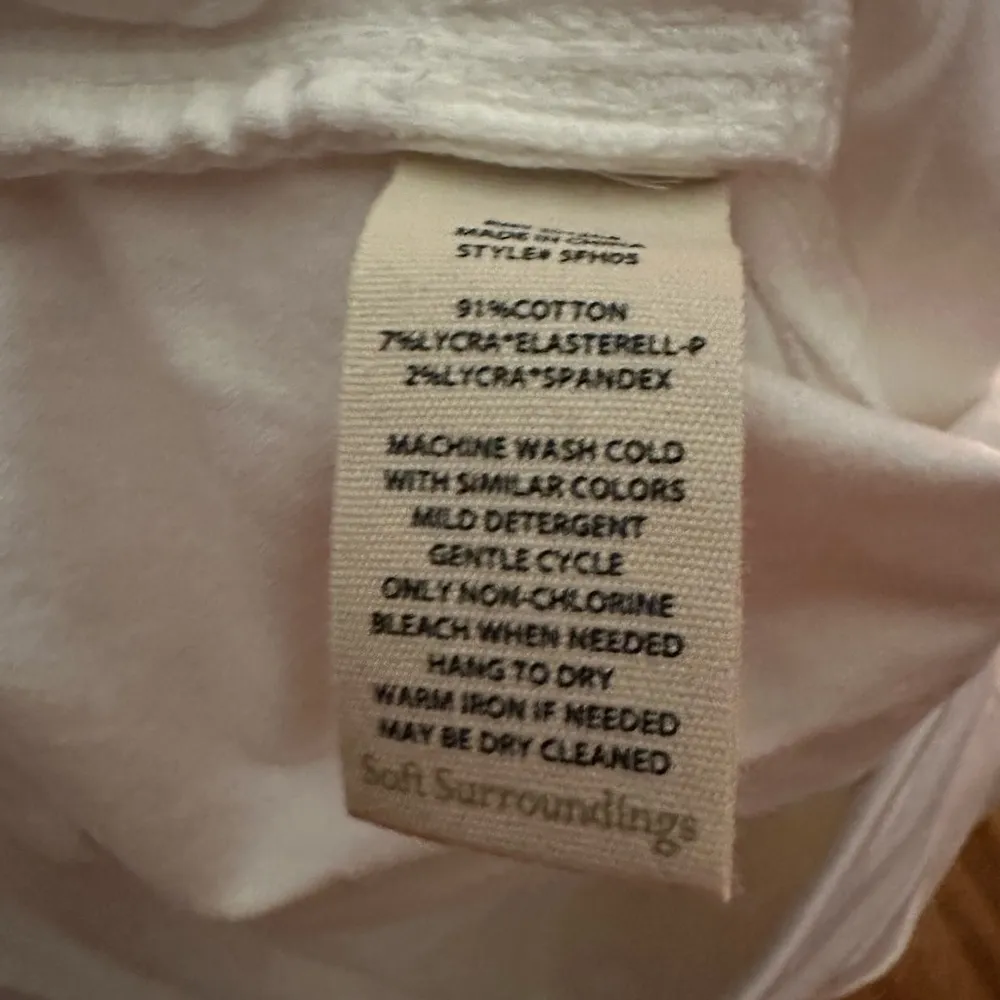 Soft Surroundings The Ultimate Denim Pull On Straight Crop Comfort Waist Jeans - Image 8