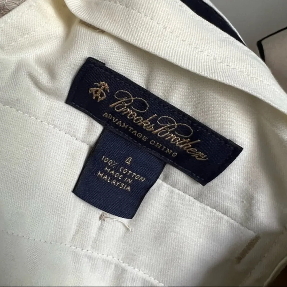 Brooks Brother Advantage Chino Pleated Shorts Size 4 - Image 3