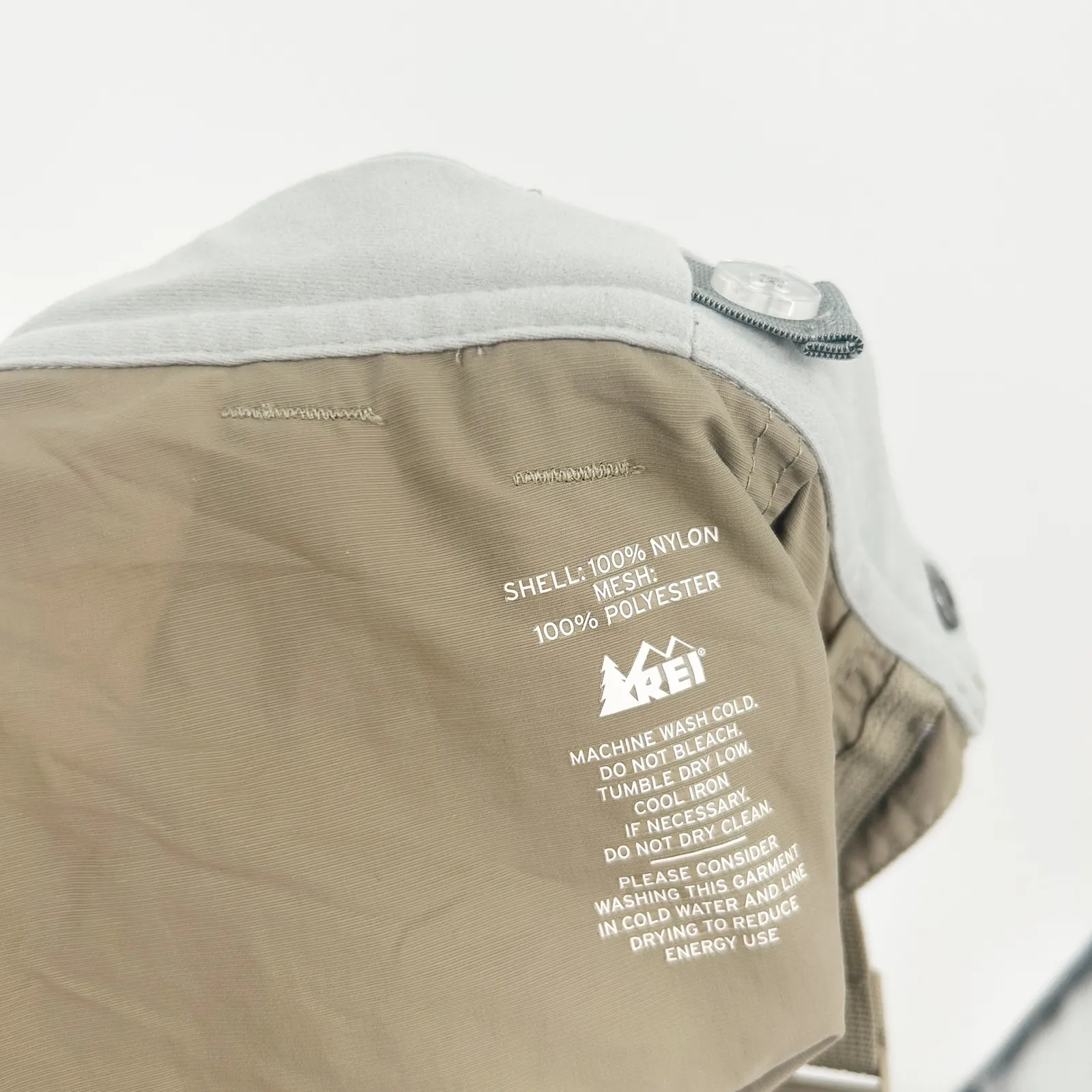 REI Womens Convertible Hiking Pants Size 12 Tan Outdoor Cargo Zip Off Gorpcore Tan - Image 8