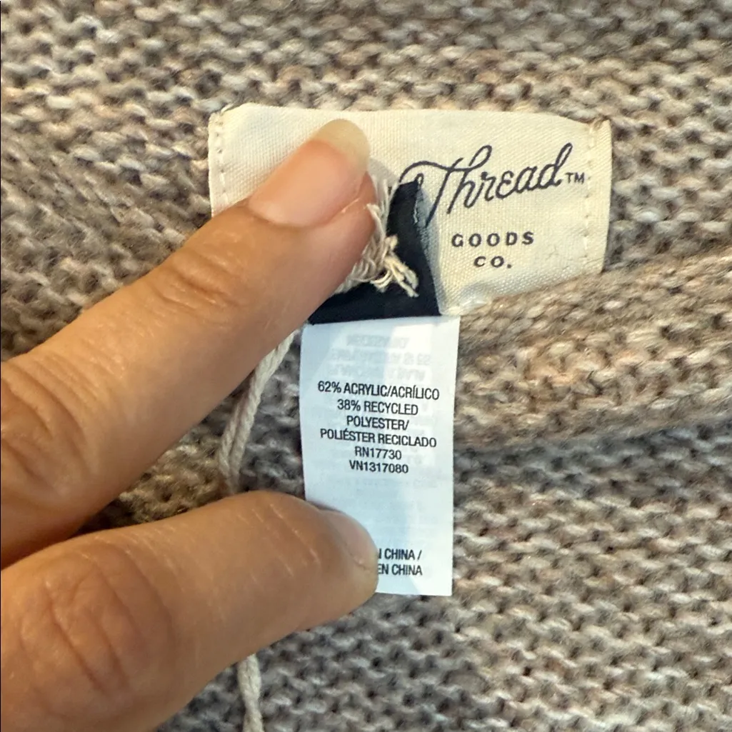 Universal Thread Heathered Brown Poncho - Image 4