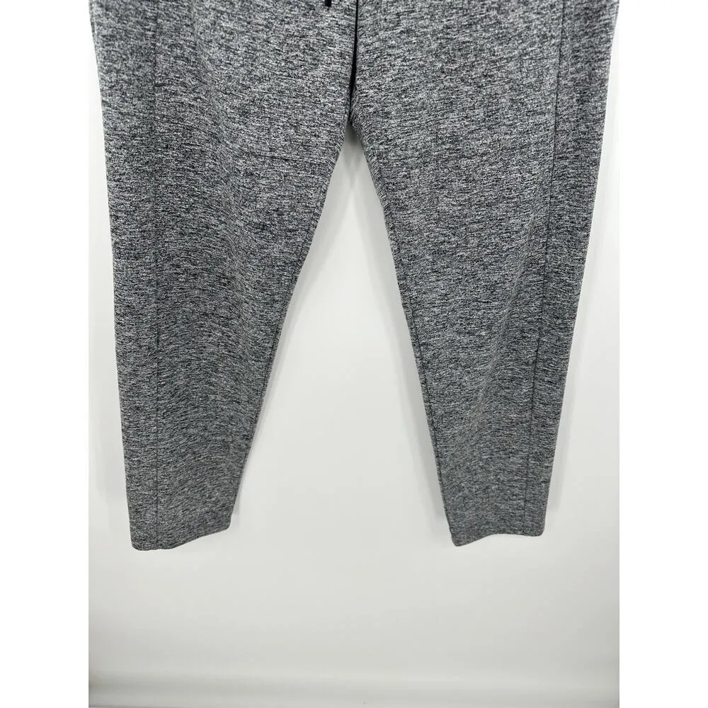Athleta Heather Gray Hilltop Jogger Sweatpants Zipper Pocket Drawstring Women L - Image 3