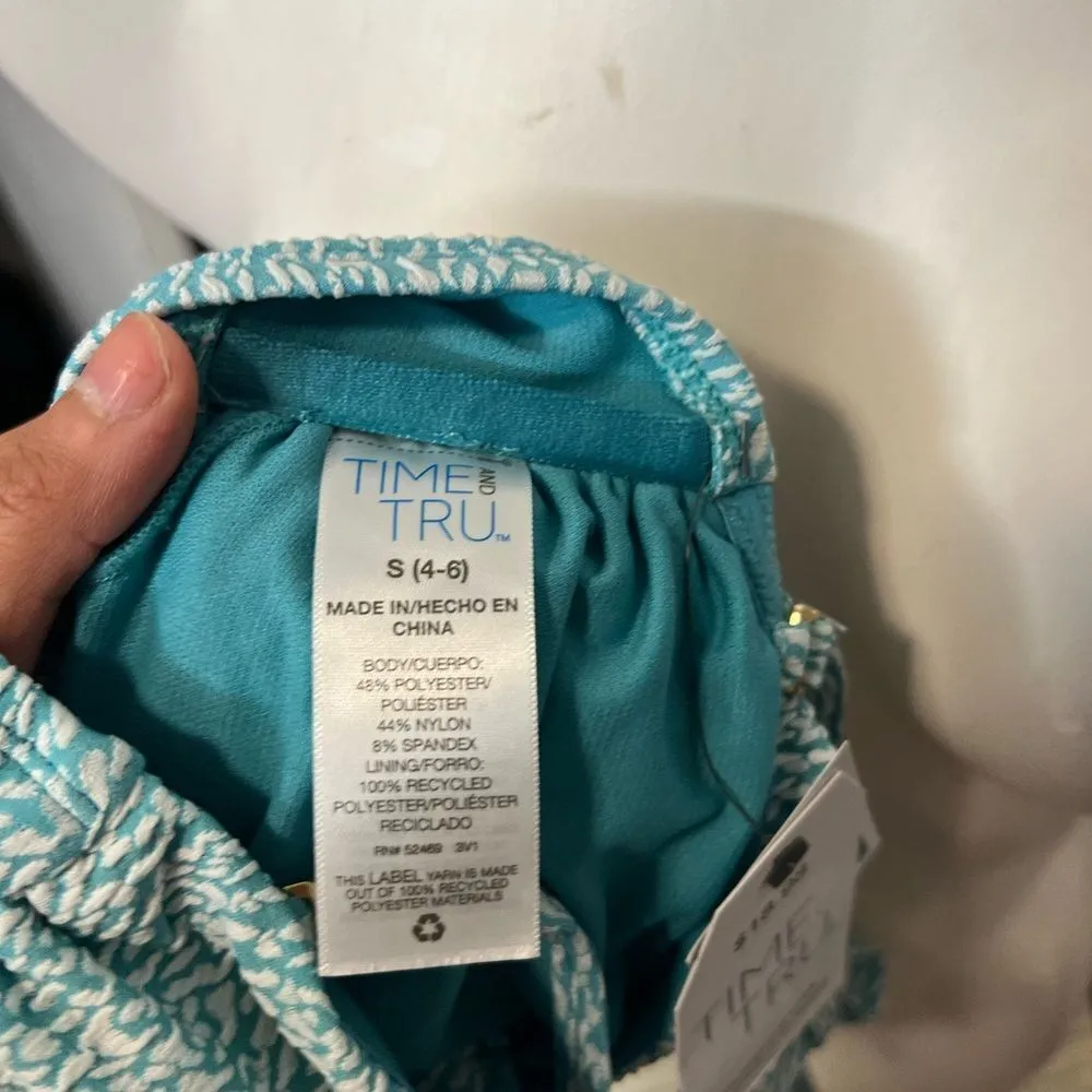 Bikini top of crop top Blue - Image 4