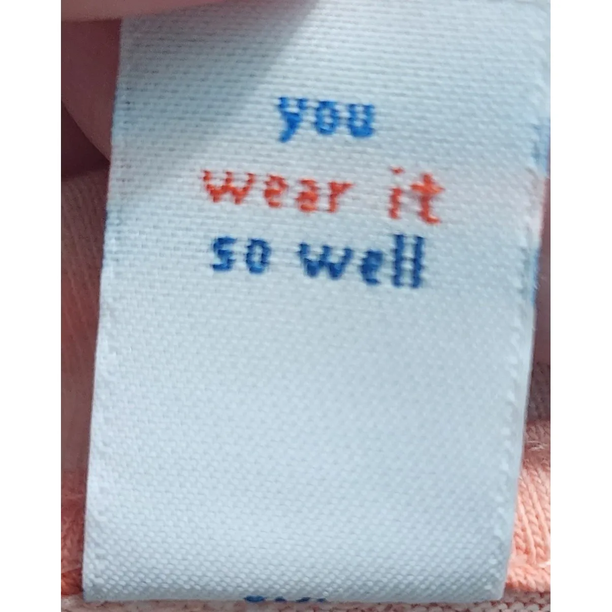 Old Navy Tie Dye Long Sleeve Tunic Dress XL‎ Coral White Casual Comfort - Image 4