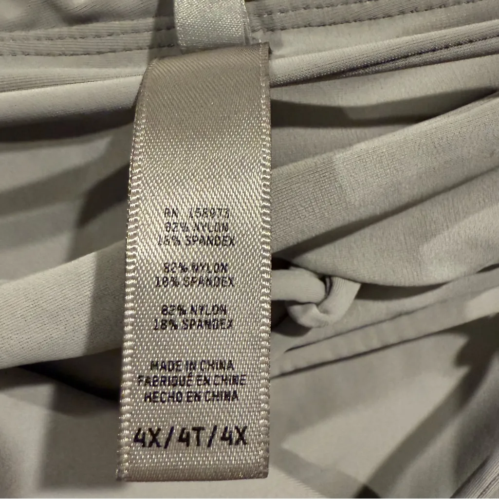 NWT SKIMS Gray Cutout Front Lace-Up Leggings - Image 8