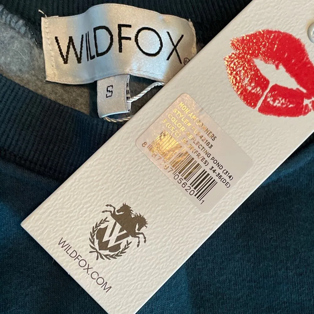 Wildfox Mon Ami Sommers Sweatshirt size Small New - Image 8