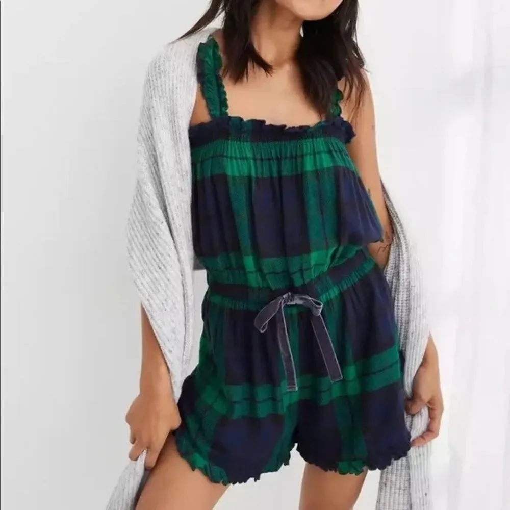 ✨ NWOT✨Aerie Flannel Romper✨ - Image 5
