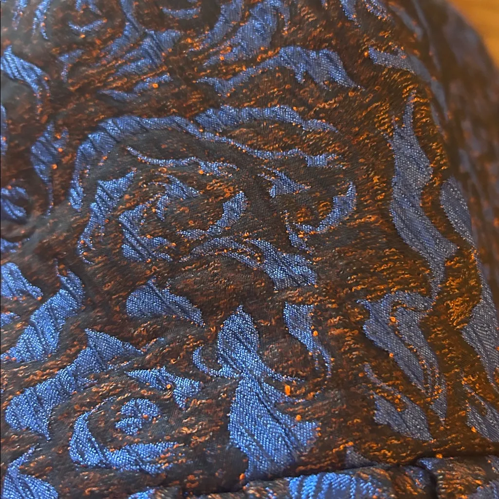 Exquise Blue & Orange Sleeveless Top Size 12 - Image 3