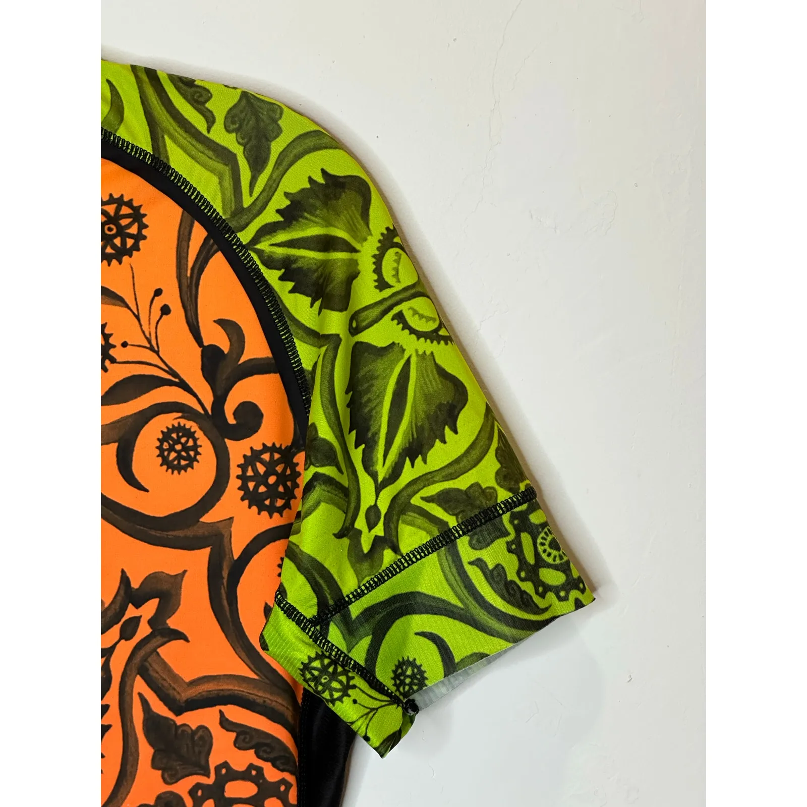 Cyclology Women's short Sleeve jersey Marrakesh vibrant multicolor top size XL Black - Image 5