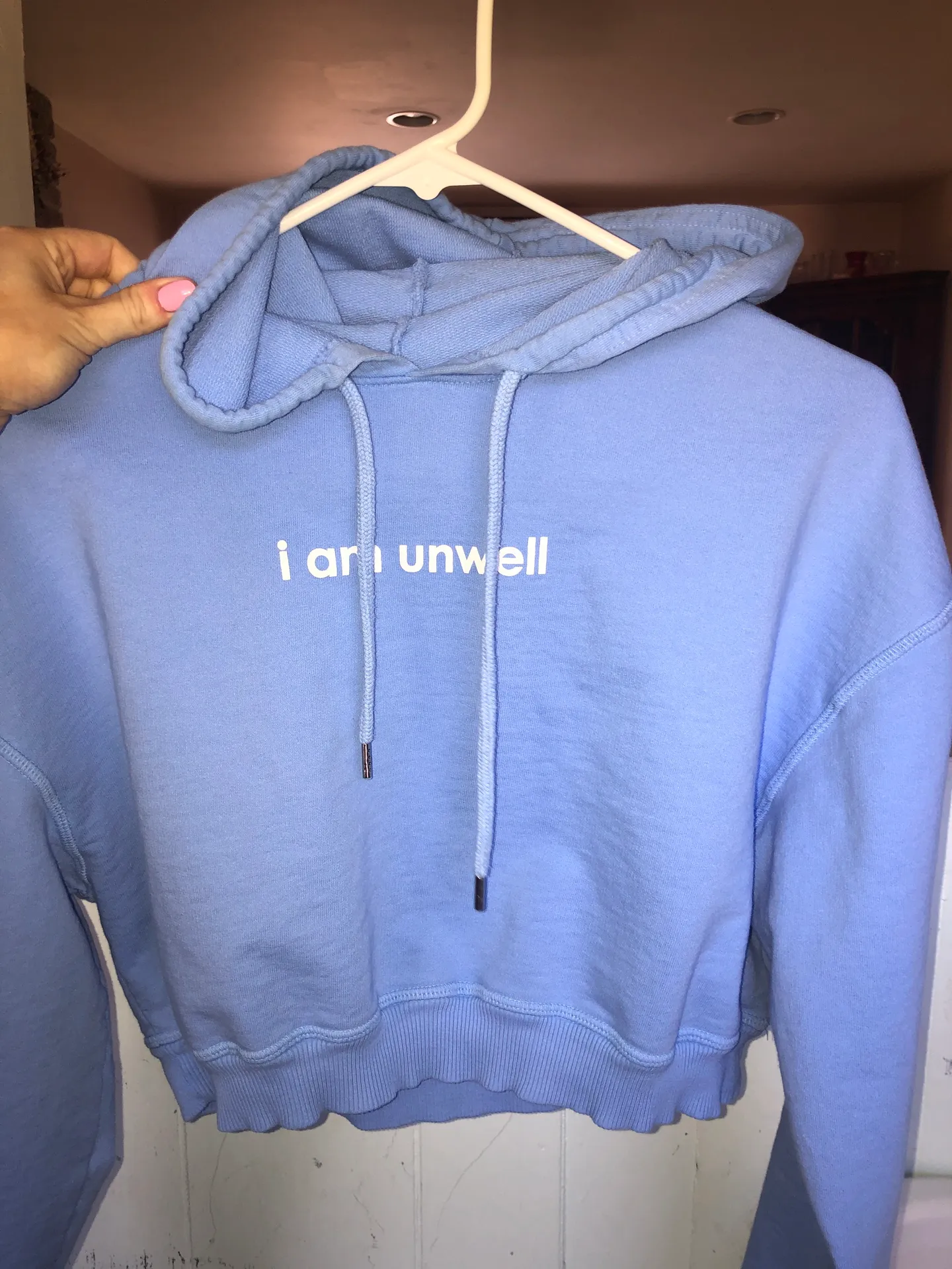 Barstool Sports Call Her Daddy “I Am Unwell” Cropped Sweatshirt - Image 2