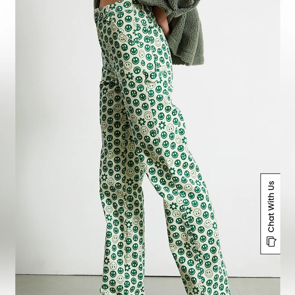 PacSun Smile Corduroy Boyfriend Carpenter Pants 27 - Image 3