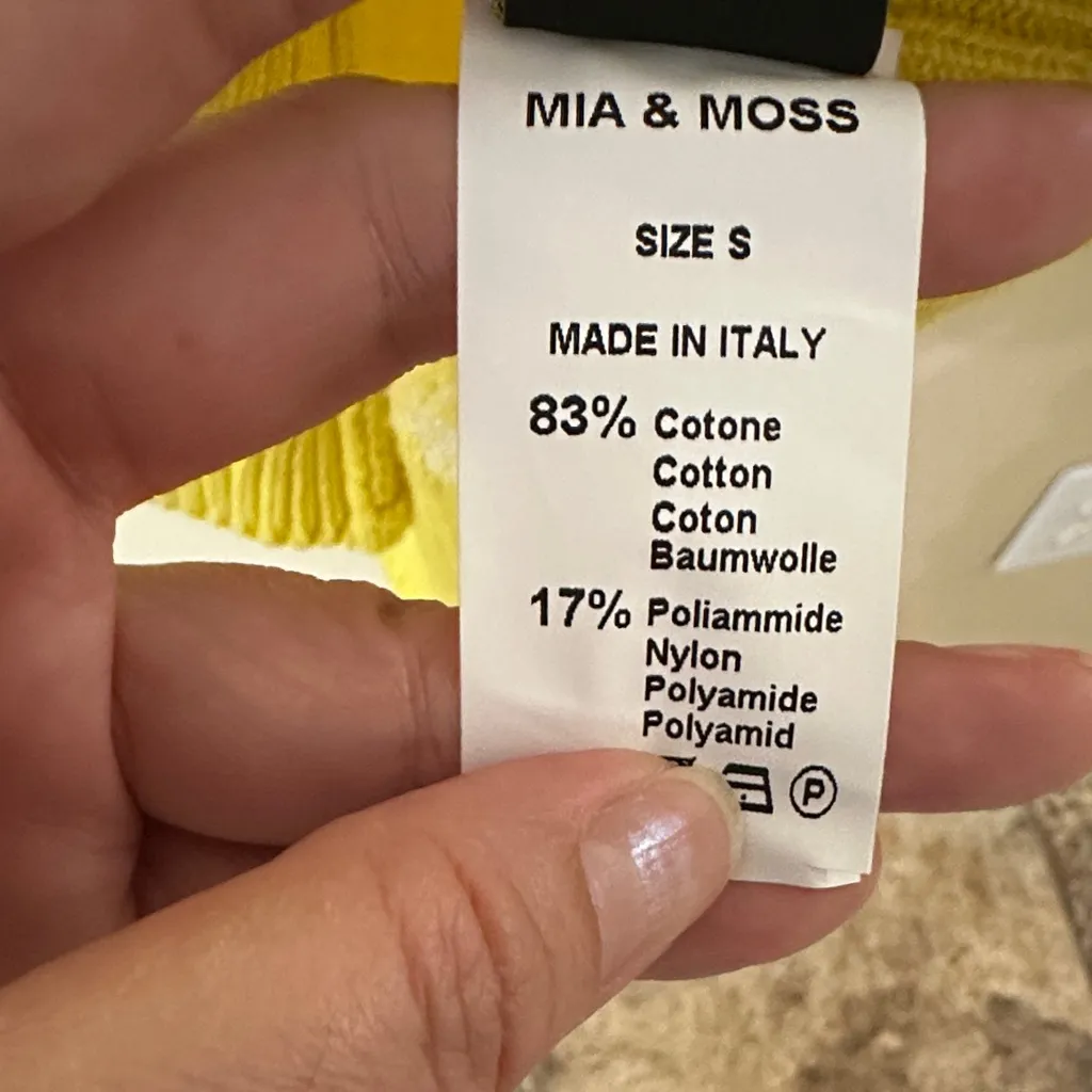 Yellow and White Women's Checkered Cardigan - Image 5