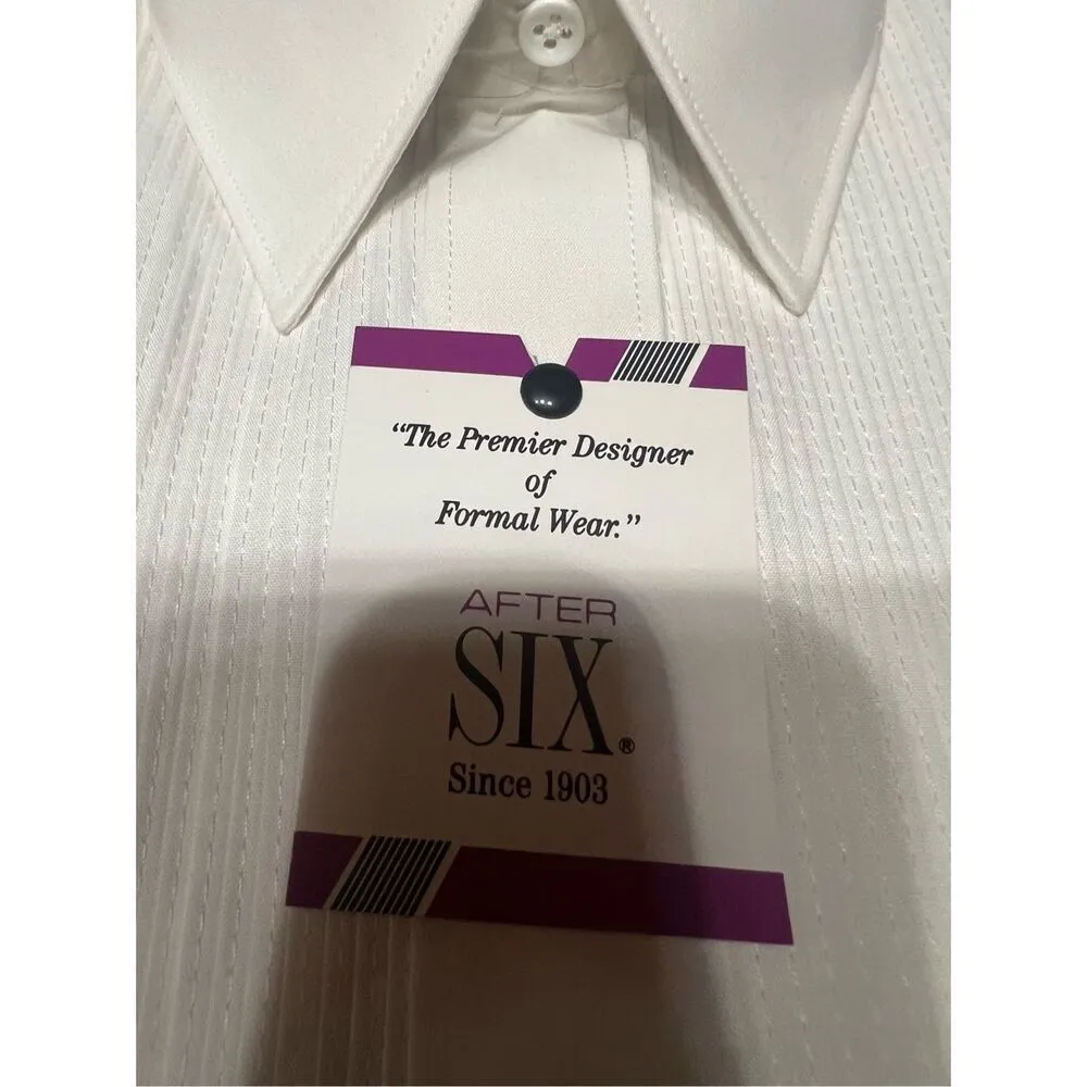 After 6 Womans White Waitress tuxedo blouse Sz 20 NWT - Image 4