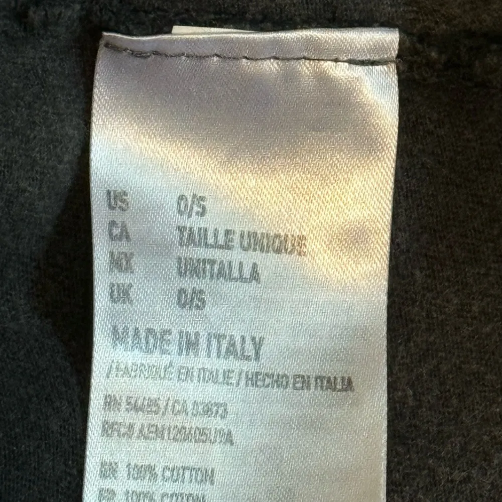 Don’t Ask Why Vintage Wash Cropped Hoodie W Cutout Sleeve Gray Women’s OS Size undefined - Image 8