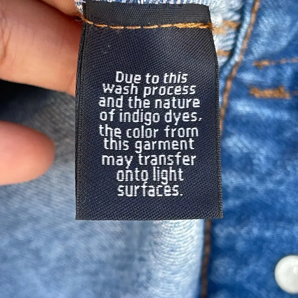 Madewell  Jean oversized jacket size small - Image 8