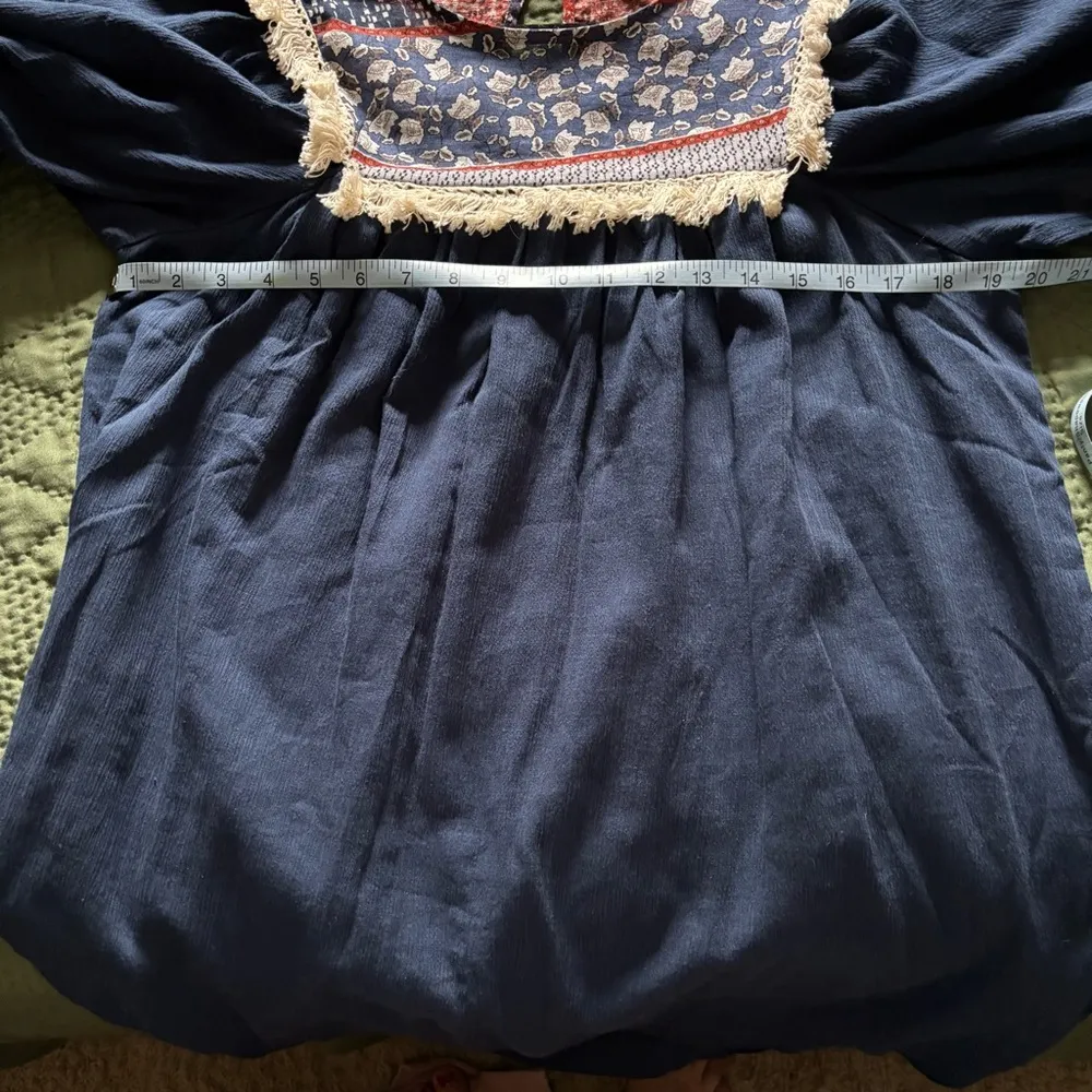 Hayden Los Angeles babydoll dress Blue - Image 4