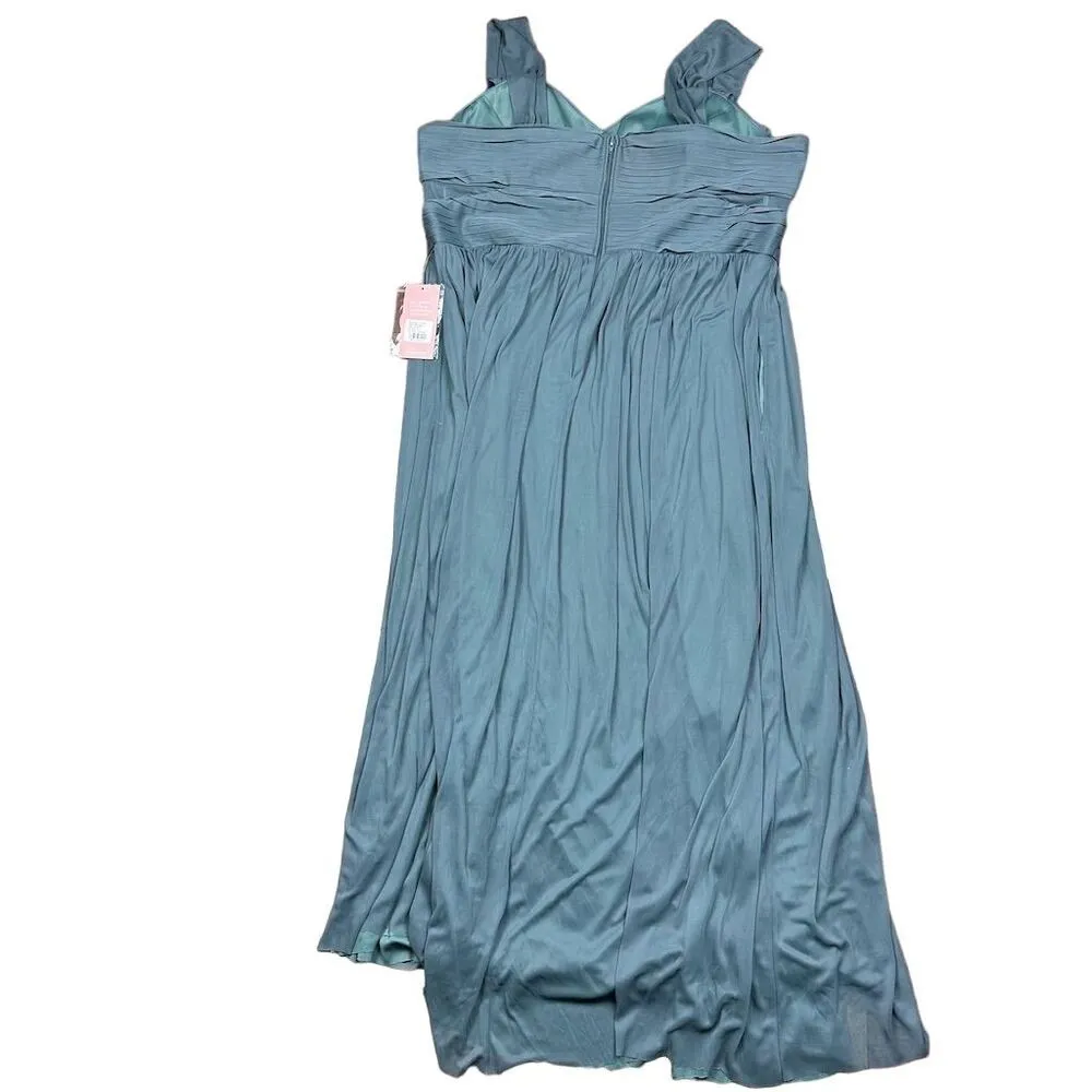 NWT Birdy Grey Elyse Bridesmaid Dress Curve 2X Plus Green Long Formal Sleeveless - Image 7