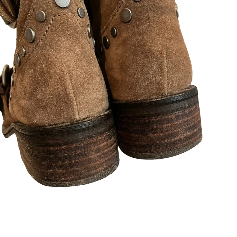 Sam Edelman Drea Studded Suede Booties  Sz 8 - Image 10