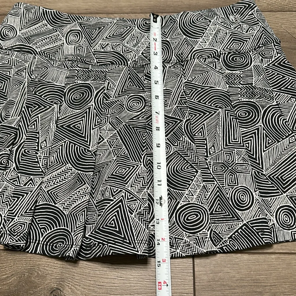 Eleven By Venus Williams Pleated Tennis Skirt Black White Size‎ Large - Image 6