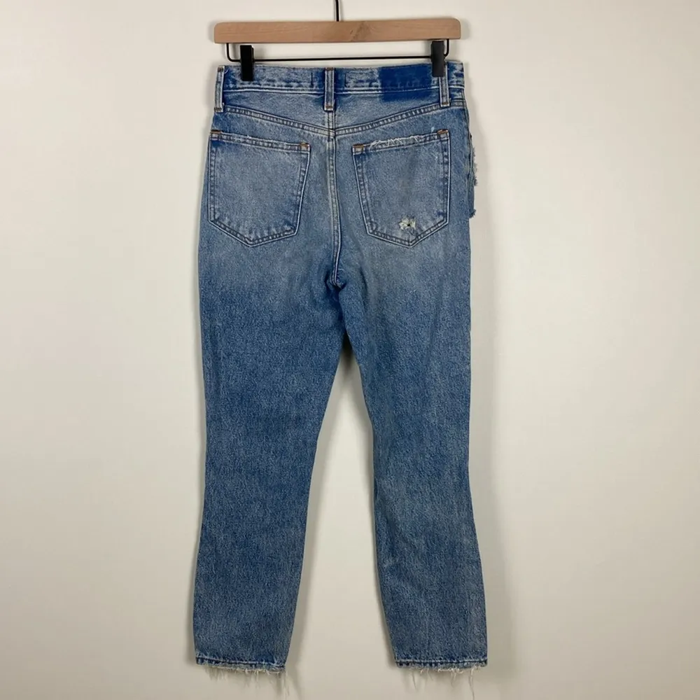 Abercrombie & Fitch Mom Denim Jeans High Rise Relaxed Fit Blue Women’s Size 26 - Image 5