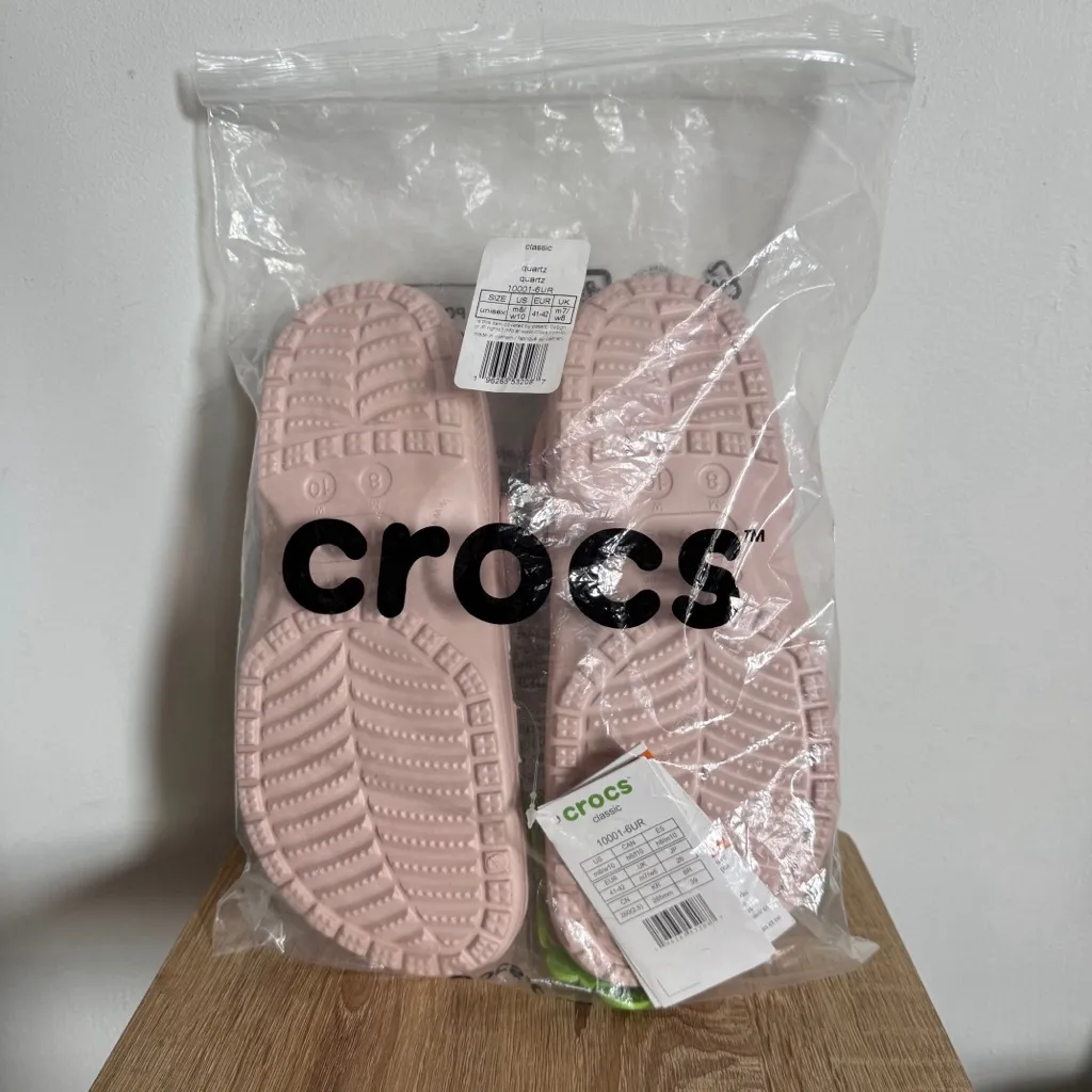 BRAND NEW Womens Crocs Ballerina Pink size 10 - Image 2