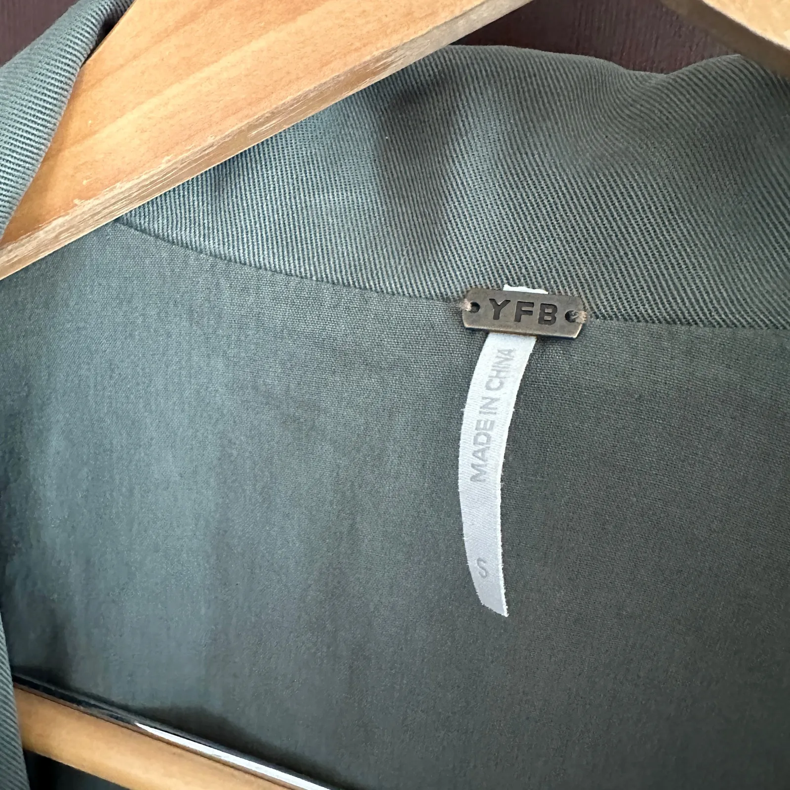 YOUNG FABULOUS & BROKE | Amelia Olive Safari Jacket Utility Jacket | Sz Small - Image 5