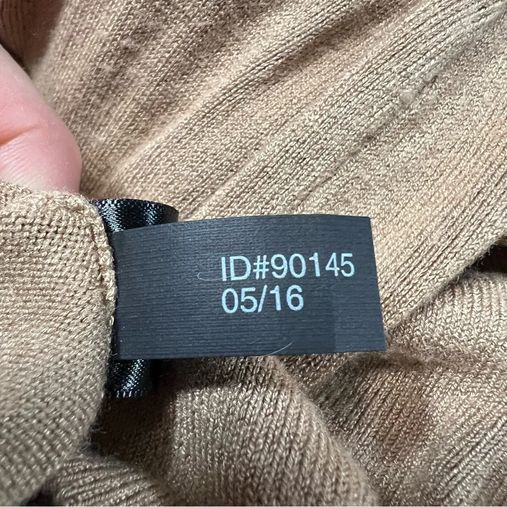 Express Form Fitting Sleeveless Dress, Size: Medium Tan - Image 13