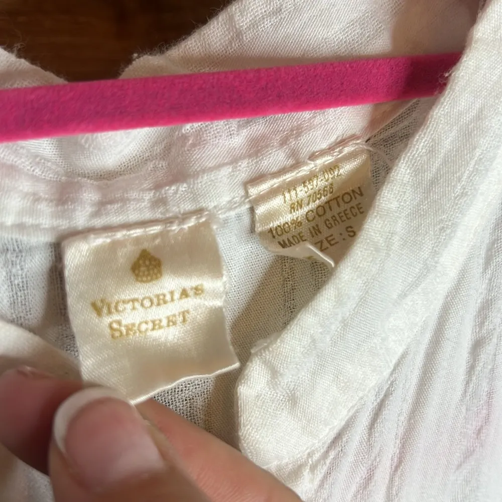 Vintage Victorias Secret Greece Gold Label Maxi Dress White Goddess Wedding - Image 4