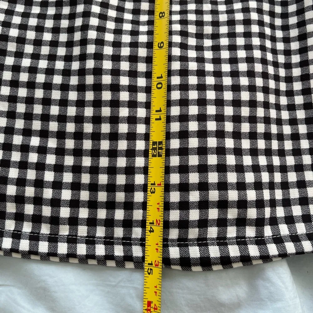Never worn: black & white checkered miniskirt - Image 5