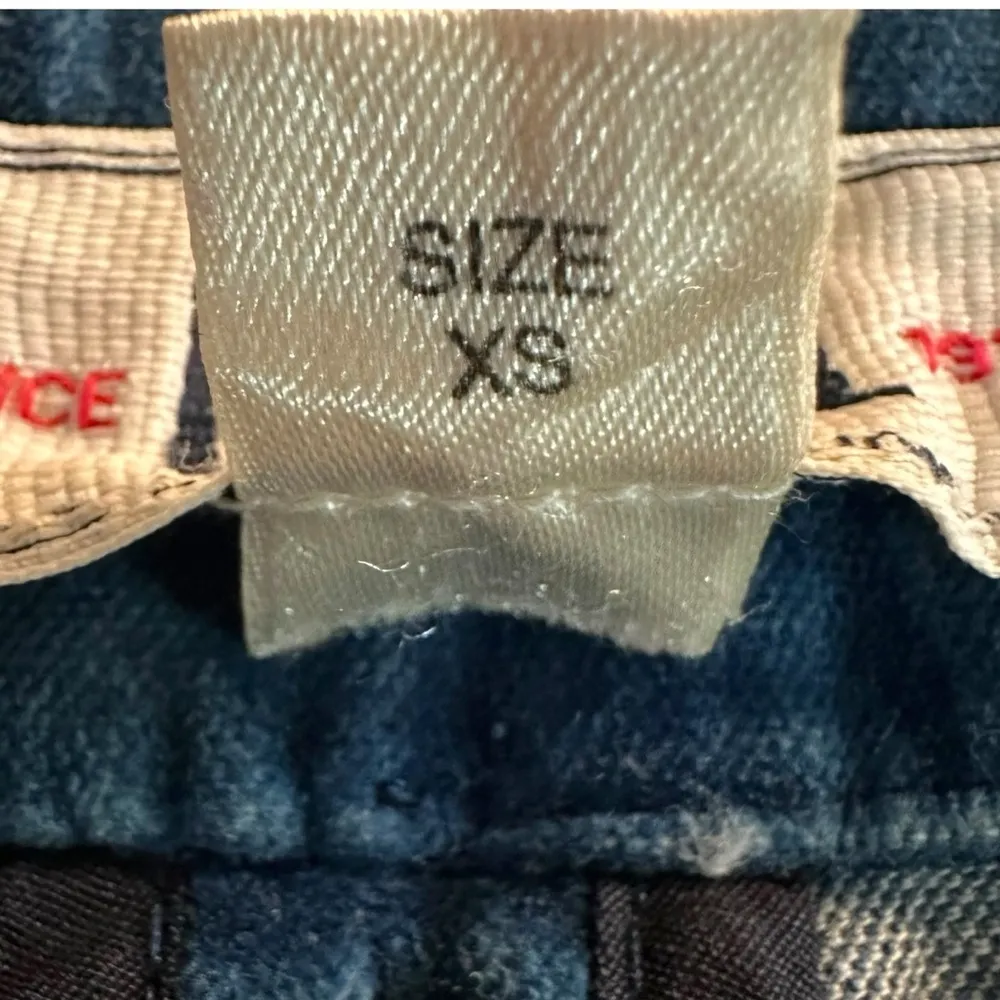 Vintage Diesel Blue Velvet Blazer Size XS Retro Y2K 70s Grunge Punk Fall Winter - Image 7