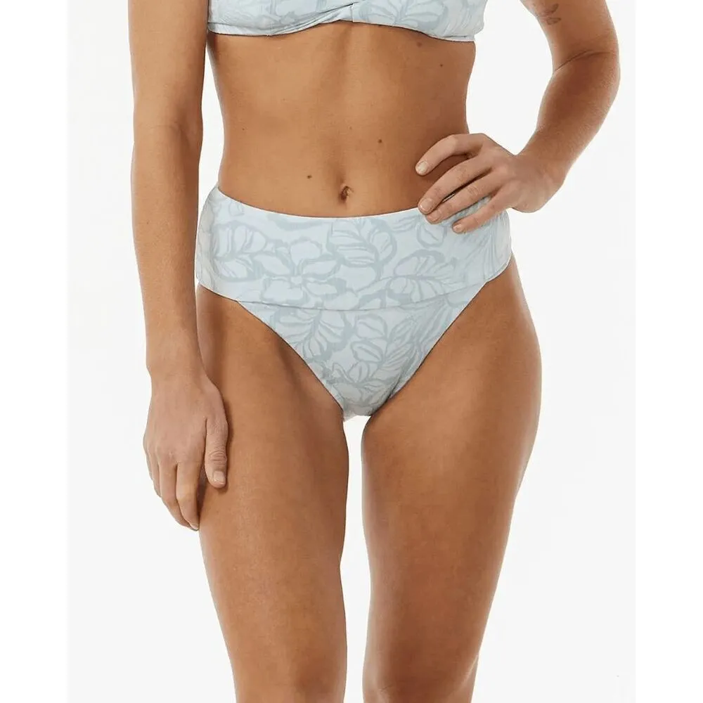 Rip Curl  Sun Chaser Full Bikini Bottom Light Blue Full Coverage Large NWT - Image 7