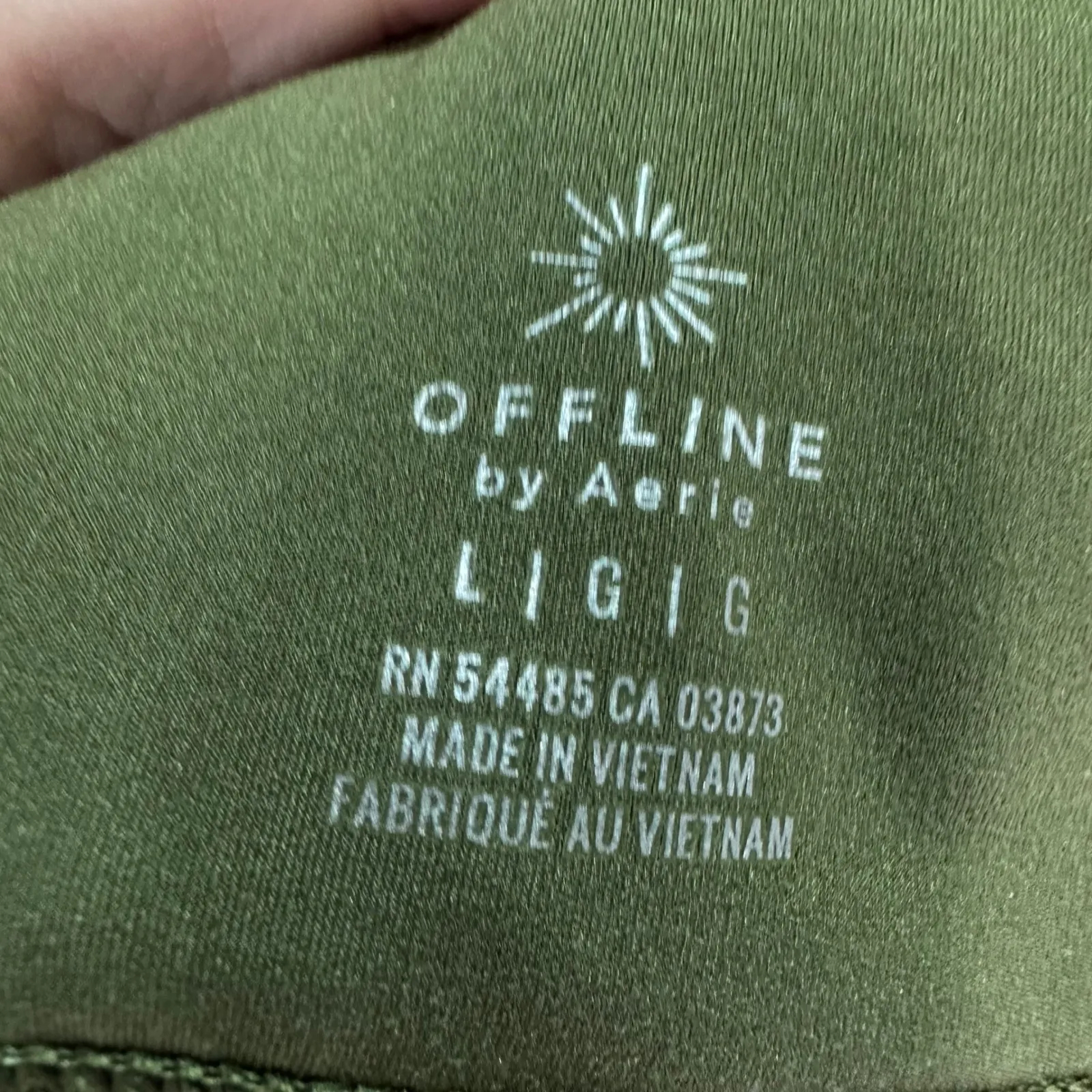 Offline by Aerie Real Me Crossover Olive Green Tennis Skirt Skort Size L Size L - Image 3