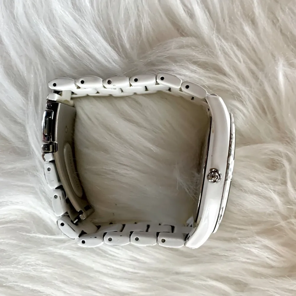 Betsey Johnson White Colored Numbers Watch - Image 2