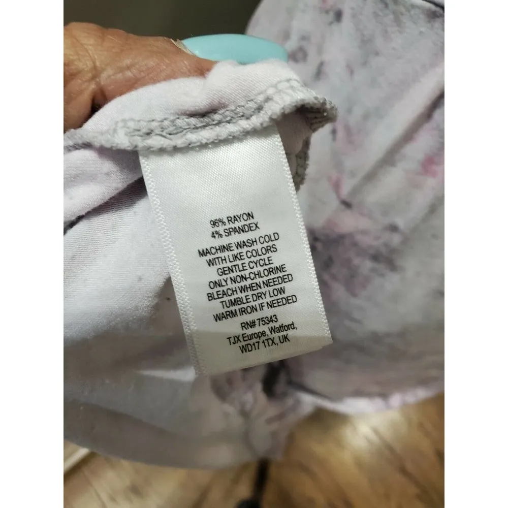 Cynthia Rowley Women's Multicolor Rayon Square Neck Strappy Long Maxi Dress L - Image 10