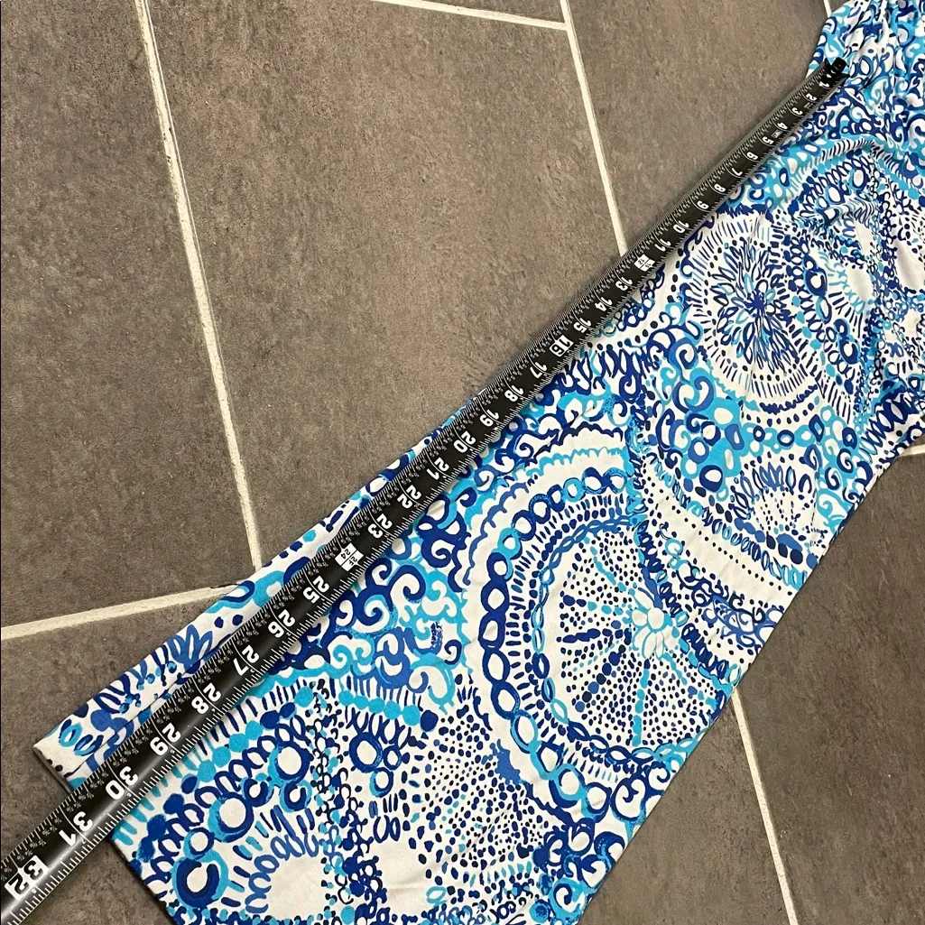 Lilly Pulitzer Georgia May Palazzo Pants Resort White Midnight Blues size Medium - Image 5