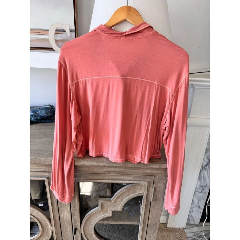 Intimately Free People Essential Pajama Top in Lipgloss Size Medium - Image 8