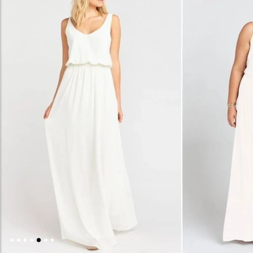 NWOT SMYM White Kendall Maxi Dress - Image 14