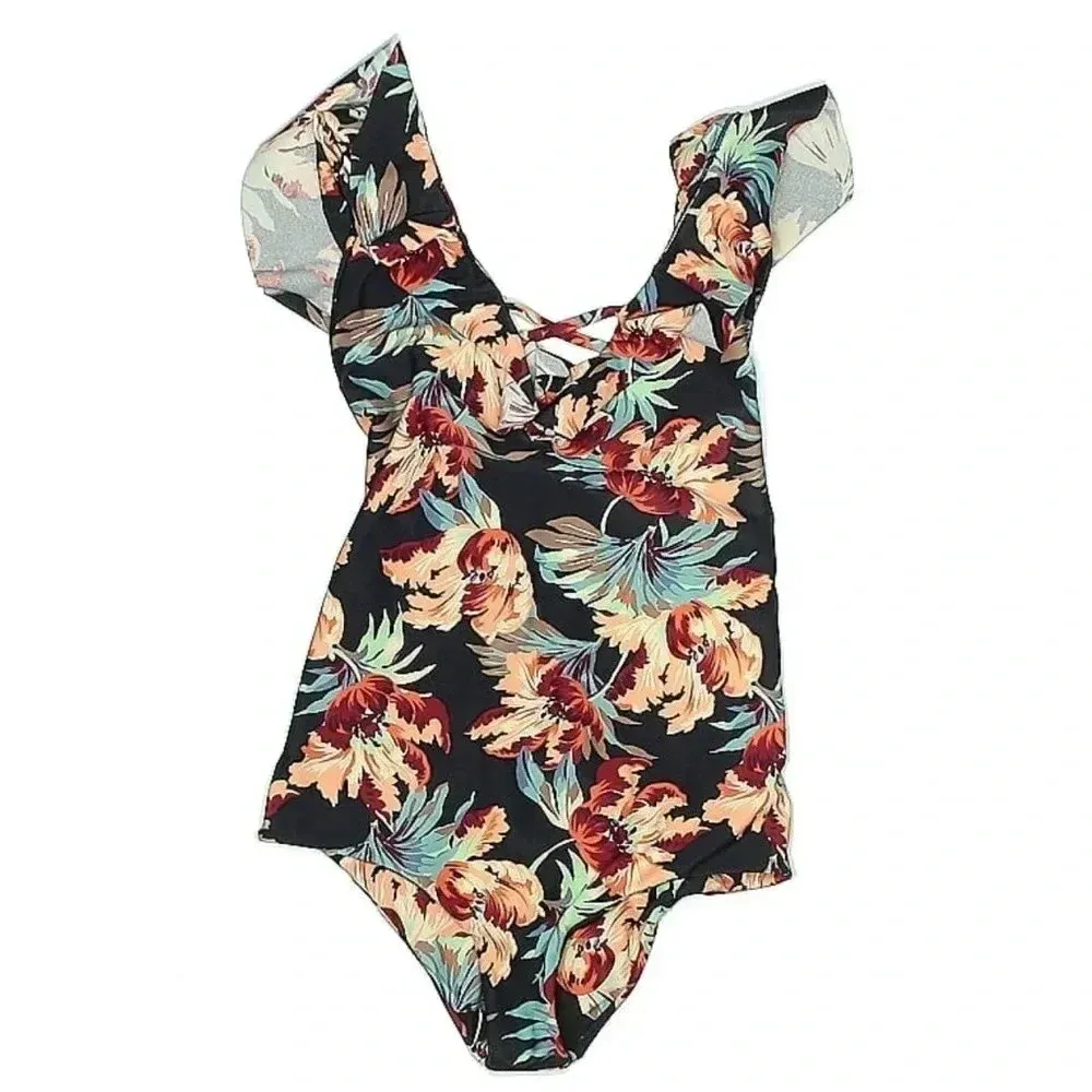 Tori Praver Swimwear Milos Floral Victoria One Piece Swimsuit Size XS - Image 7
