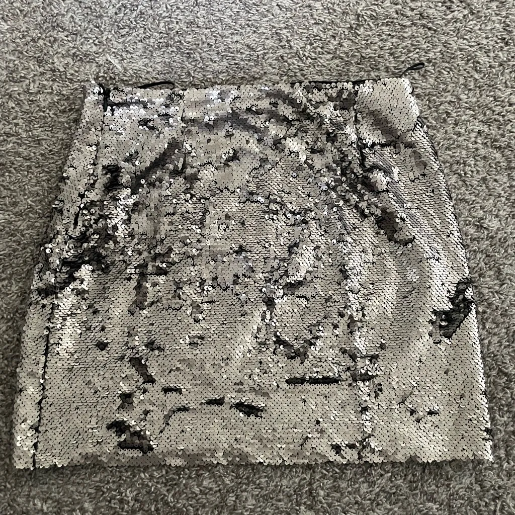 Mango  sequent mini skirt - Image 2