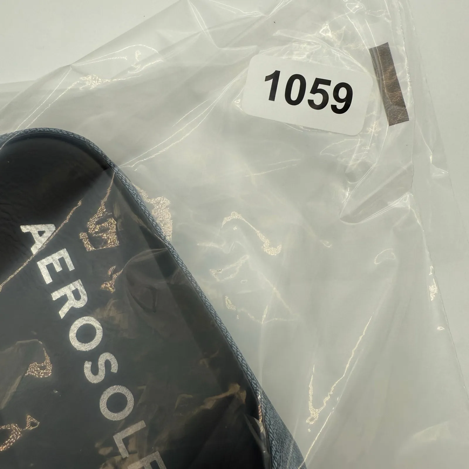 Aerosoles Blue Denim Comfort Fisher Round Toe Flex Thong Sandals NWOB 7 - Image 5