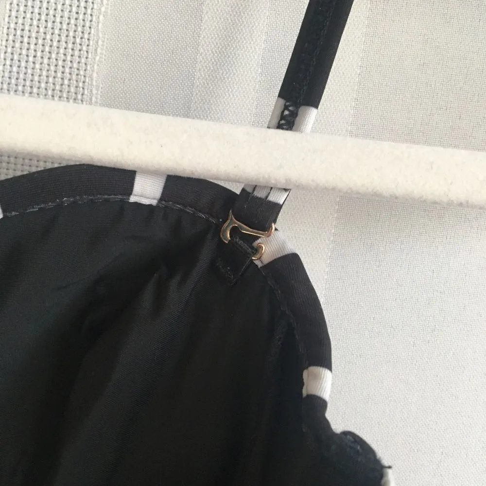 ModCloth Harper One-Piece Floral Swimsuit Black - Image 9