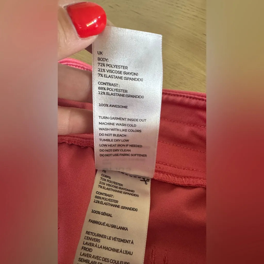 Figs High Waisted Yola Skinny Scrub Pants desert rose size medium petite MP - Image 4