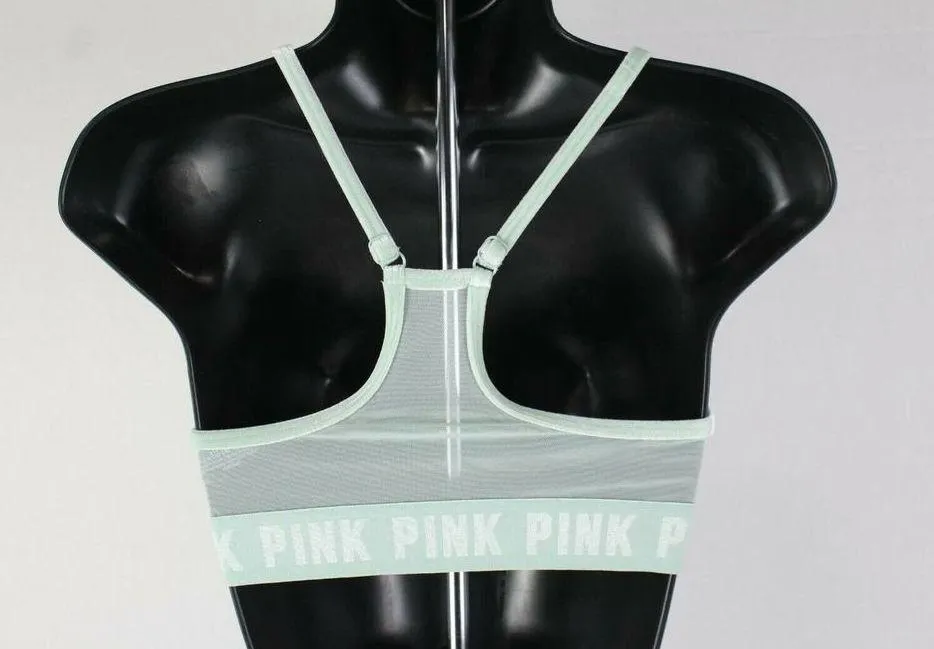 ladies PINK SPORT Bra size S - Image 2