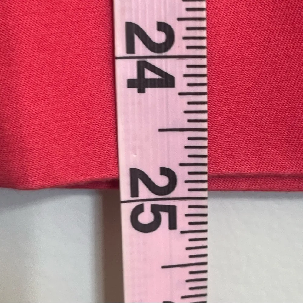 Talbots The Perfect Crop‎ Pants Women's Size 6 Raspberry Pink - Image 5