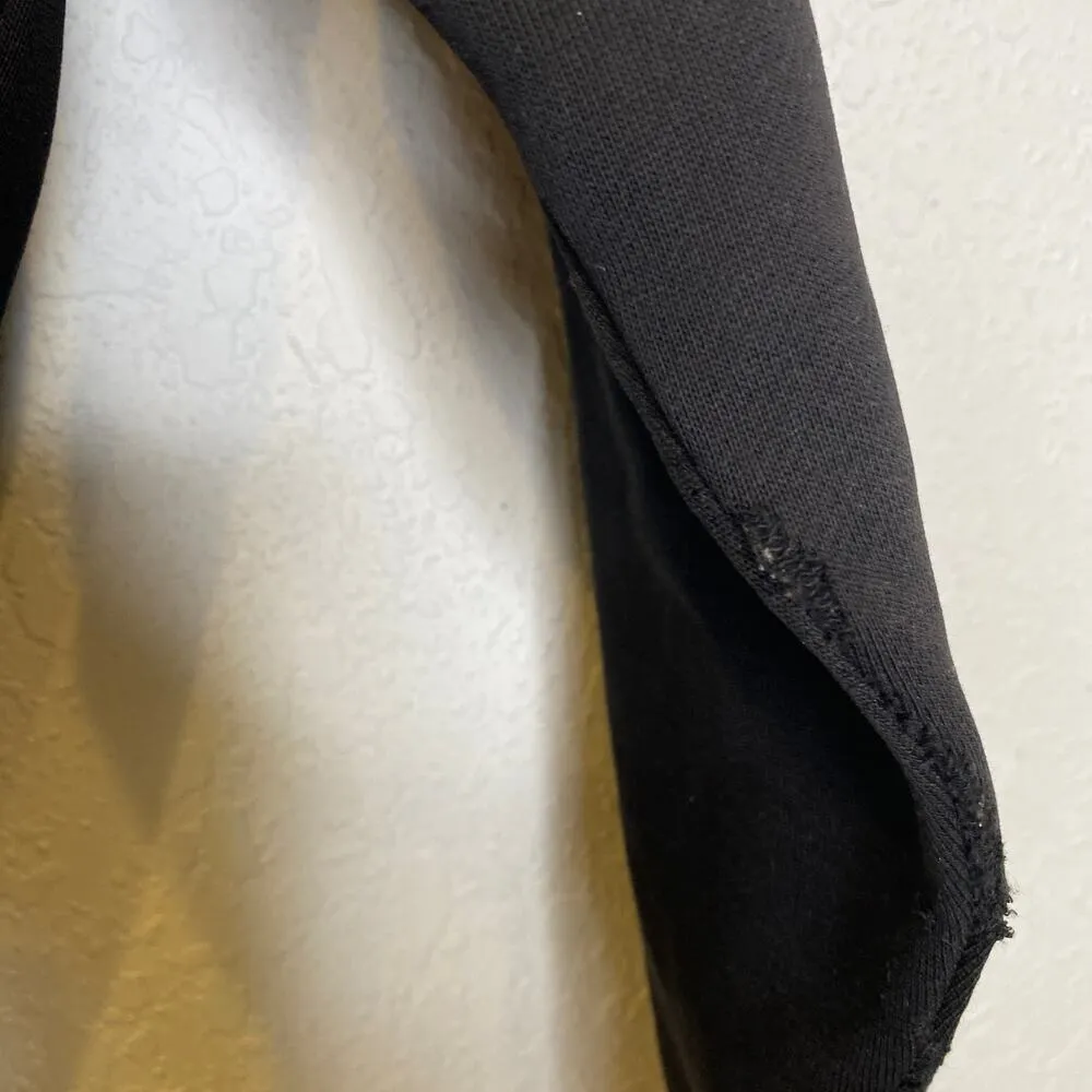 Vintage Gene Ewing BIS Jack of Clubs Metallic Sweatshirt Sz S/P Cotton 1990 Black - Image 7