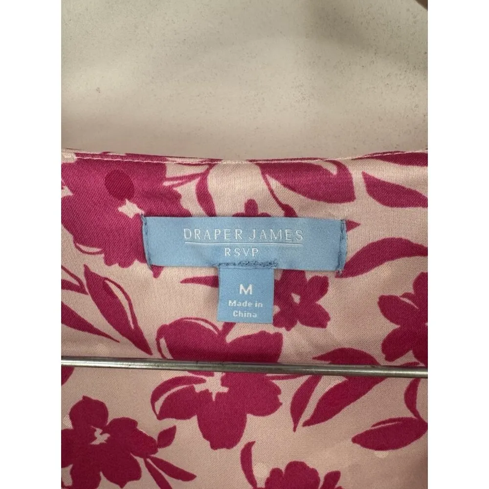 Draper James RSVP Floral Maxi Dress Women M Pink Preppy Fairy Feminine Whimsical - Image 4