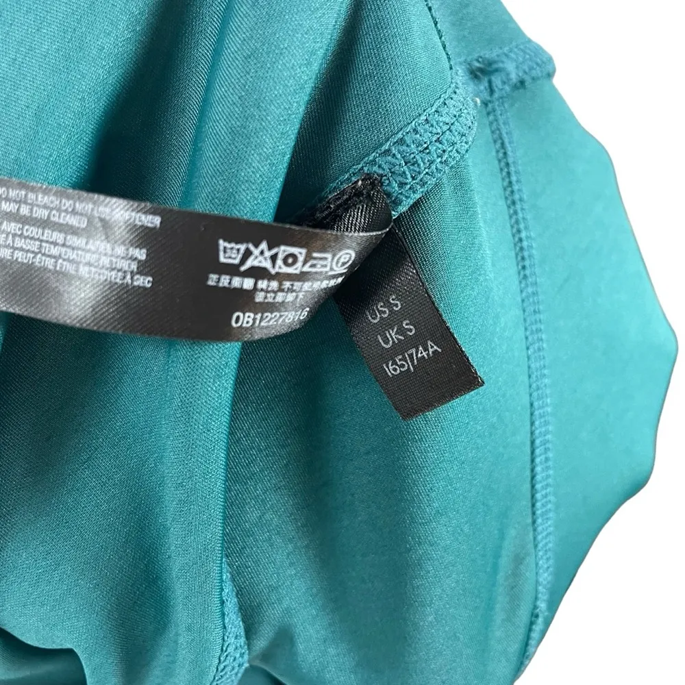 NWOT Free People Movement High Rise Zip Pocket Leggings in Teal Size S Blue - Image 9