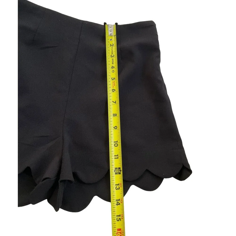Monteau Black High Waist Side Zip Shorts Women's Size XS | 50-6 - Image 5