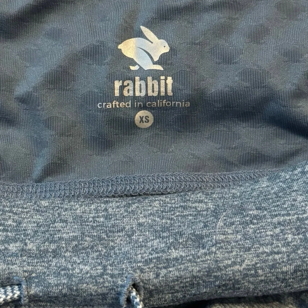 Rabbit Running Size XS EZ Joggers Pants Heathered Blue Run Athletic Soft - Image 3