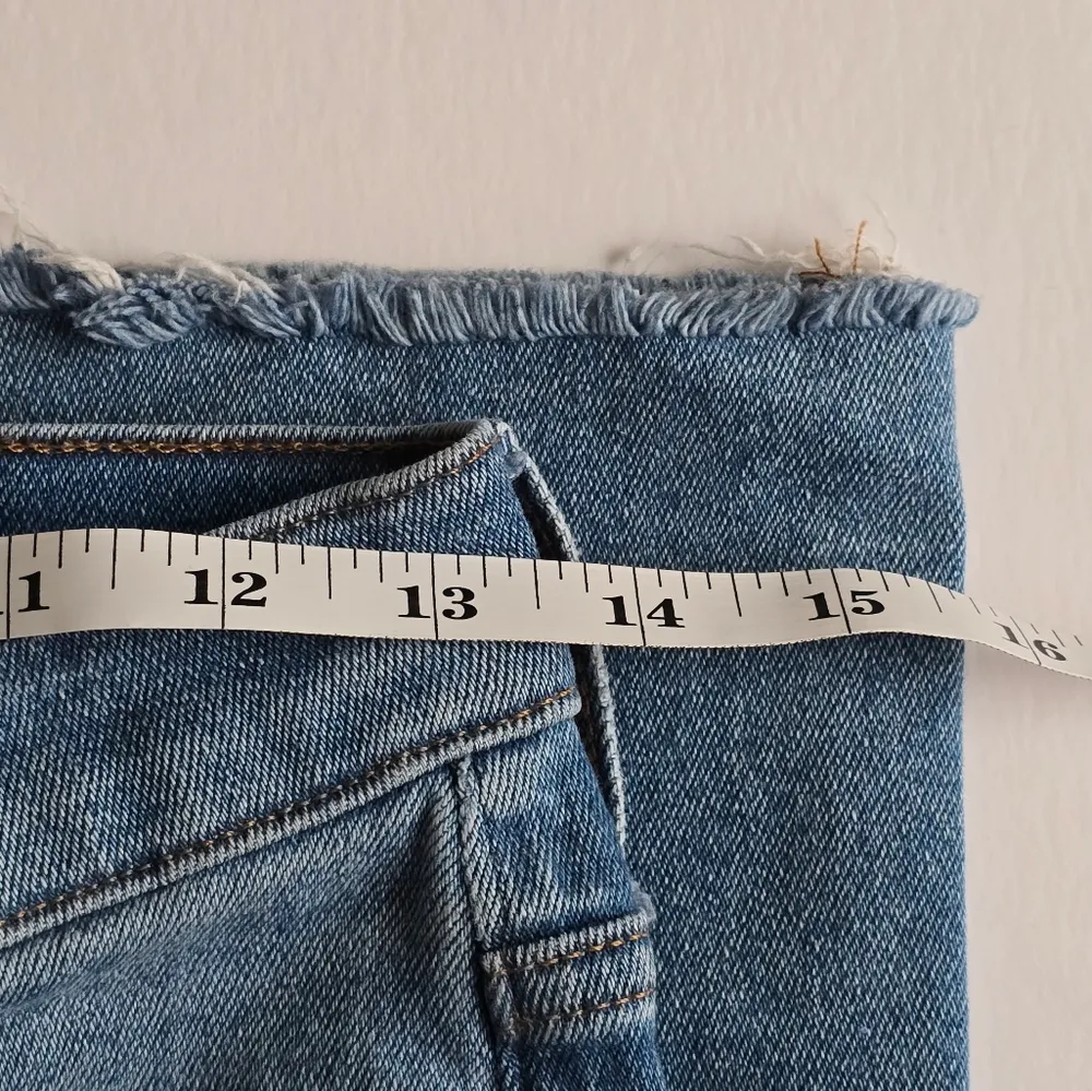 J. Crew Billie Blue Denim 10" Demi Boot Crop Size 26 - Image 7